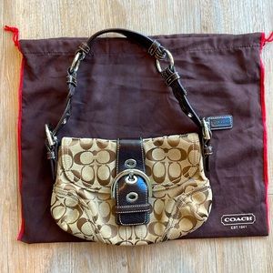 Coach signature small handbag